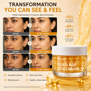 DEDOX Gold Age Tox Cream – Anti-Ageing Moisturiser with Collagen, Retinol & Hyaluronic Acid (50g) | Korean Skincare