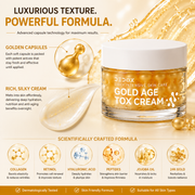 DEDOX Gold Age Tox Cream – Anti-Ageing Moisturiser with Collagen, Retinol & Hyaluronic Acid (50g) | Korean Skincare