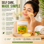 DEDOX Kojic Acid & Turmeric Cleansing Pads – Exfoliating Face Toner Pads for Glowing Skin, Acne, Dark Spots & Pigmentation (60 Pads) | Korean Skincare