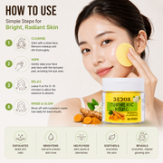 DEDOX Kojic Acid & Turmeric Cleansing Pads – Exfoliating Face Toner Pads for Glowing Skin, Acne, Dark Spots & Pigmentation (60 Pads) | Korean Skincare