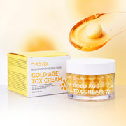 DEDOX Gold Age Tox Cream – Anti-Ageing Moisturiser with Collagen, Retinol & Hyaluronic Acid (50g) | Korean Skincare