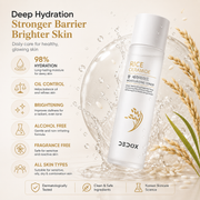 DEDOX Ceramide Rice Moisturizing Toner 20ml – Hydrating Essential Face Moisturizer for All Skin Types – Korean Skincare (20ml)