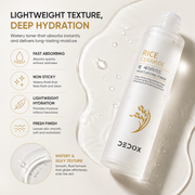 DEDOX Ceramide Rice Moisturizing Toner 20ml – Hydrating Essential Face Moisturizer for All Skin Types – Korean Skincare (20ml)