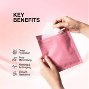 Dedox Bio Collagen Real Deep Mask Hydrating Overnight Hydrogel Face Mask Pore Minimizing Plumping Firming Korean Skincare Hyaluronic Acid Fragrance Free All Skin Types 45g