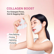Dedox Bio Collagen Real Deep Mask Hydrating Overnight Hydrogel Face Mask Pore Minimizing Plumping Firming Korean Skincare Hyaluronic Acid Fragrance Free All Skin Types 45g