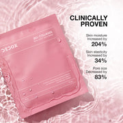 Dedox Bio Collagen Real Deep Mask Hydrating Overnight Hydrogel Face Mask Pore Minimizing Plumping Firming Korean Skincare Hyaluronic Acid Fragrance Free All Skin Types 45g