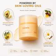 Dedox Snow Pearl Cleansing Balm 45g | Gentle Makeup Remover & Oil Cleanser | Hydrating & Non-Greasy | Mess-Free & Hygienic
