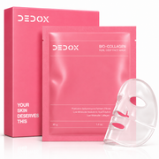 Dedox Bio Collagen Real Deep Mask Hydrating Overnight Hydrogel Face Mask Pore Minimizing Plumping Firming Korean Skincare Hyaluronic Acid Fragrance Free All Skin Types 45g